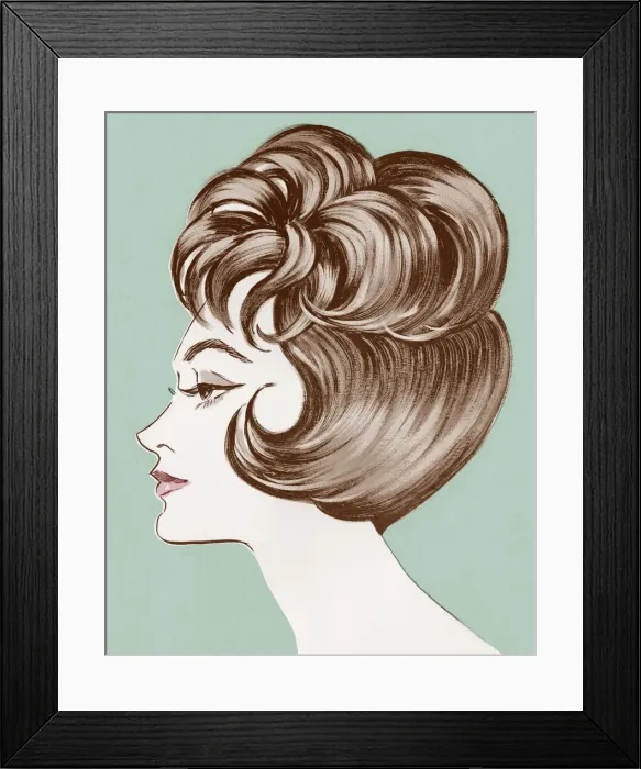 Framed Print : Profile of Woman Framed Print : Profile of Woman