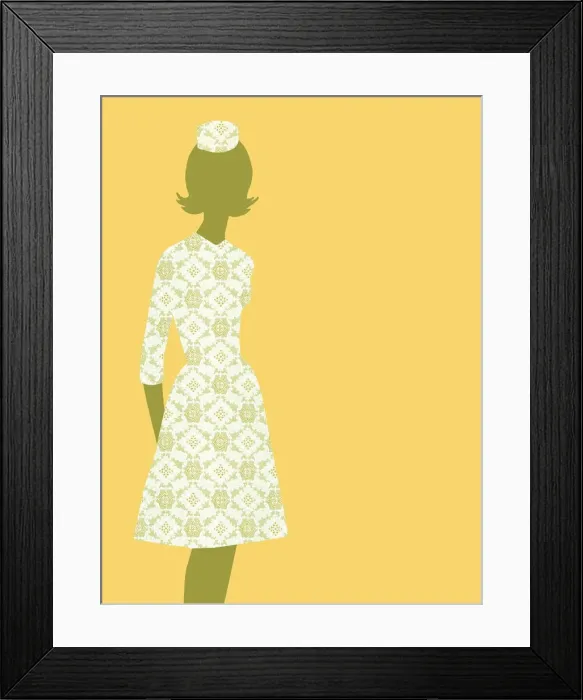 Framed Print : Fashionable woman