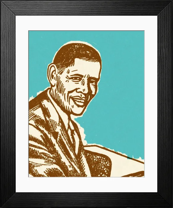 Framed Print : Portrait of a Man