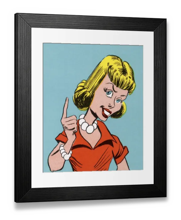 Framed Print : Woman Scolding Framed Print : Woman Scolding