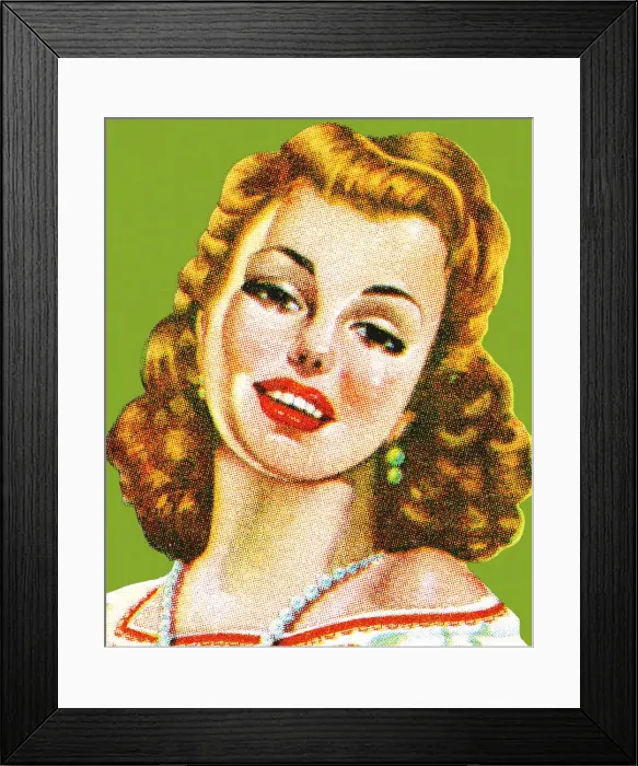 Framed Print : Portrait of a Woman Framed Print : Portrait of a Woman
