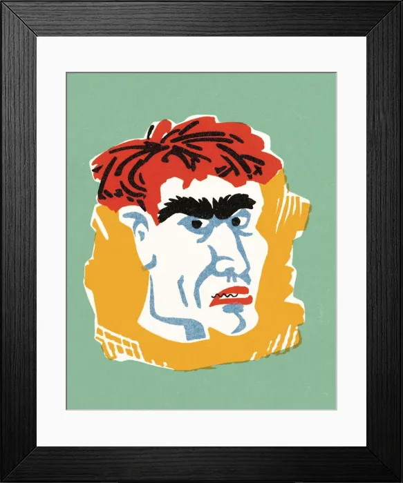 Framed Print : Strange Looking Man