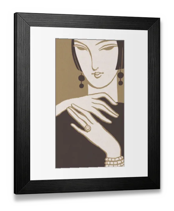 Framed Print : Stylish Woman Framed Print : Stylish Woman