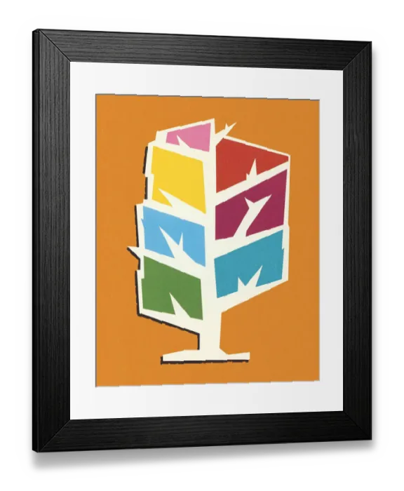 Framed Print : Abstract Tree Framed Print : Abstract Tree