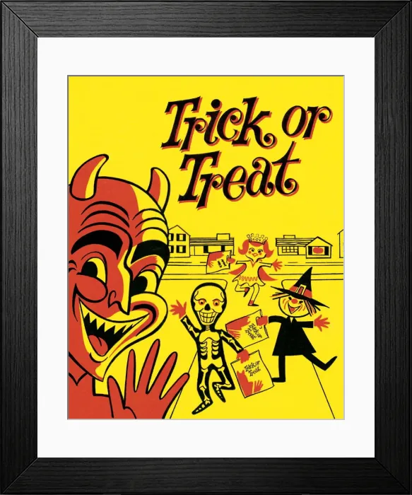 Framed Print : Trick or treat Framed Print : Trick or treat