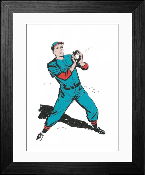 Framed Print : Baseball Player Framed Print : Baseball Player