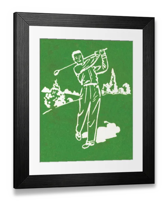 Framed Print : Golfer. http: / / csaimages.com / images / istockprofile / csa_vector_dsp.jpg Framed Print : Golfer. http: / / csaimages.com / images / istockprofile / csa_vector_dsp.jpg
