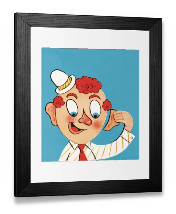 Framed Print : Man removes his ear Framed Print : Man removes his ear