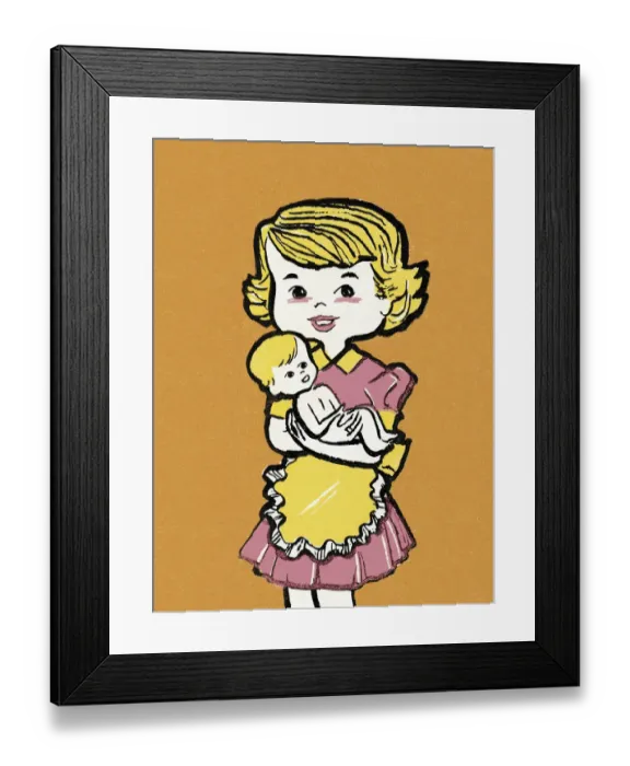 Framed Print : Woman with Baby Framed Print : Woman with Baby