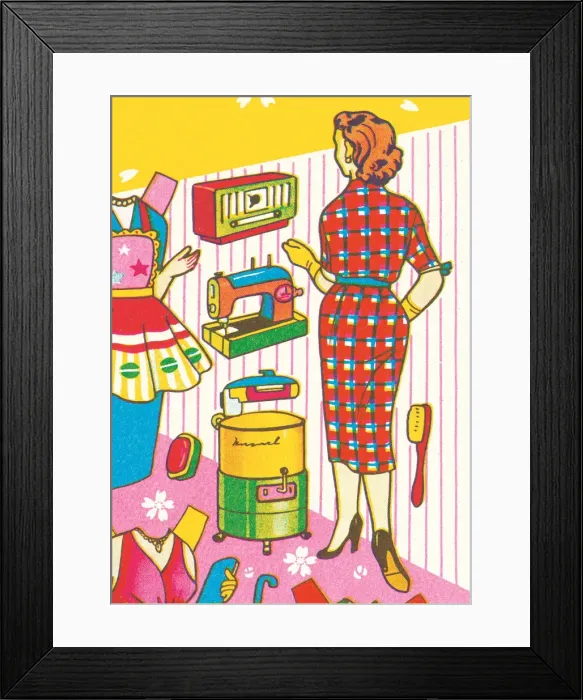 Framed Print : Fashionable women Framed Print : Fashionable women
