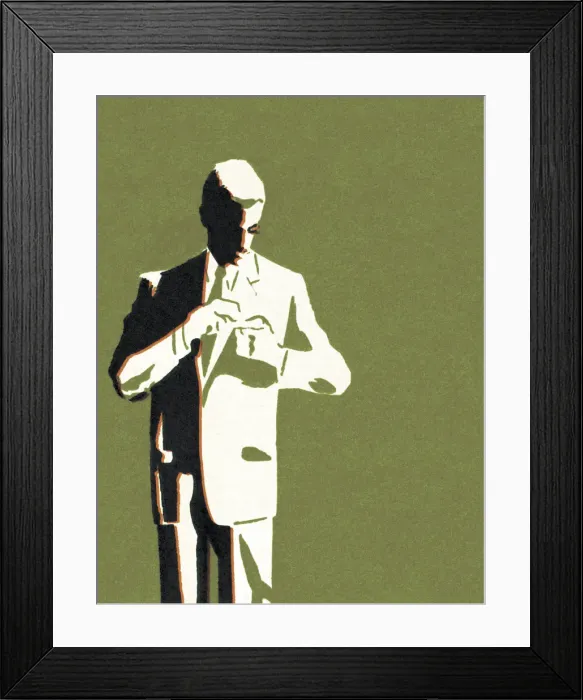 Framed Print : Businessman