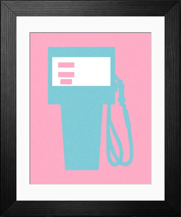 Framed Print : Gas Station Pump Framed Print : Gas Station Pump