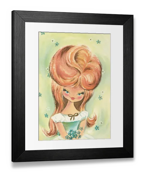 Framed Print : Redhead woman Framed Print : Redhead woman