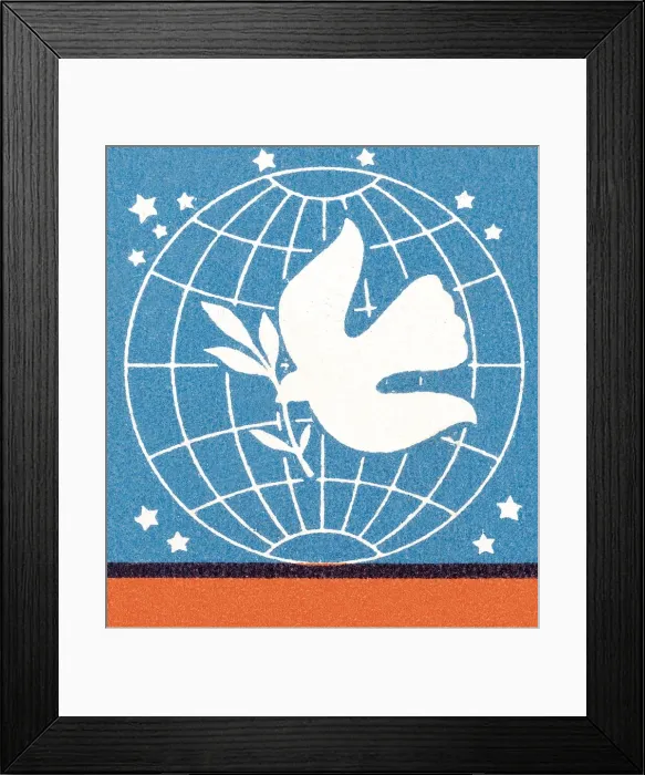 Framed Print : Peace to the world Framed Print : Peace to the world