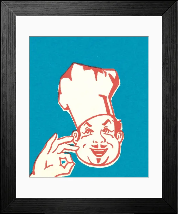 Framed Print : Chef. http: /  / csaimages.com / images / istockprofile / csa_vector_dsp.jpg