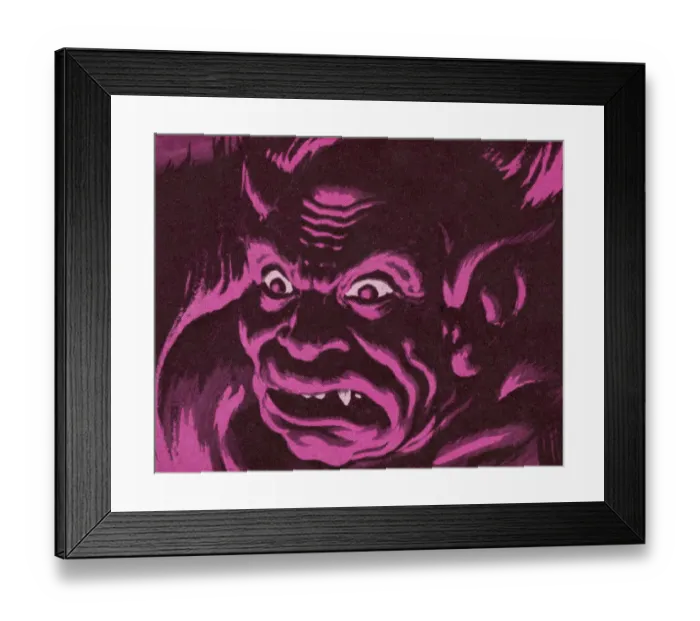 Framed Print : Devil Monster Framed Print : Devil Monster