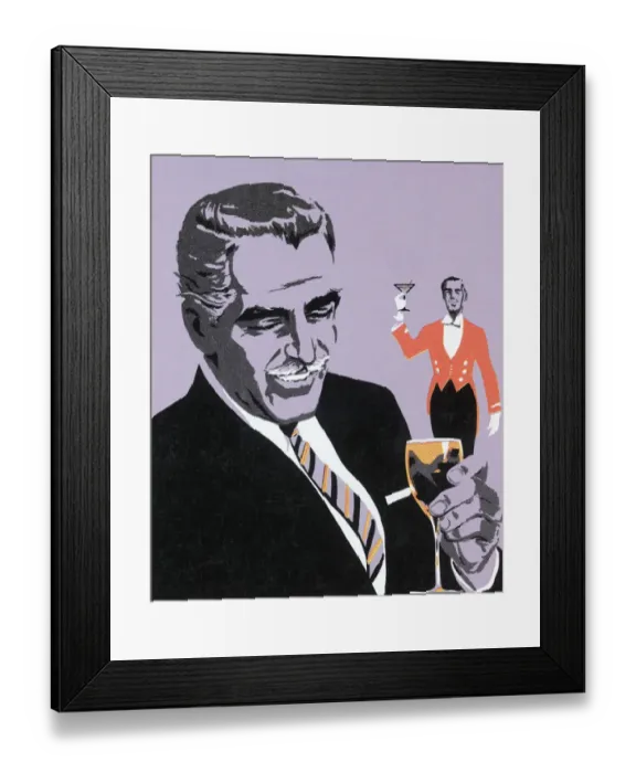 Framed Print : Man Drinking Framed Print : Man Drinking