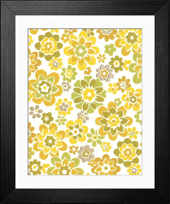 Framed Print : Flower pattern Framed Print : Flower pattern