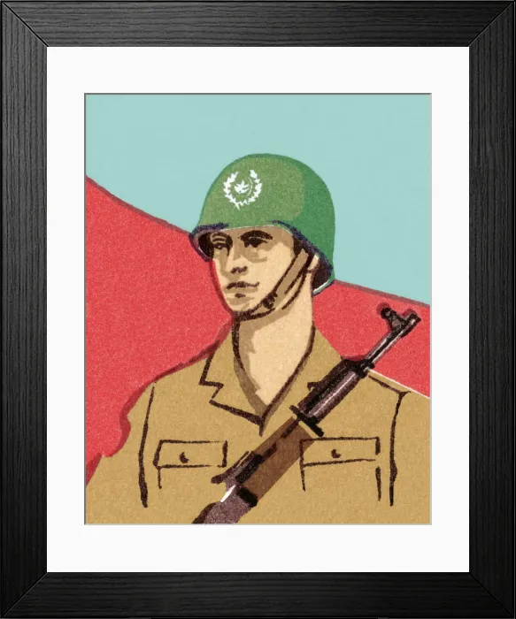 Framed Print : Soldier. http: / / csaimages.com / images / istockprofile / csa_vector_dsp.jpg Framed Print : Soldier. http: / / csaimages.com / images / istockprofile / csa_vector_dsp.jpg
