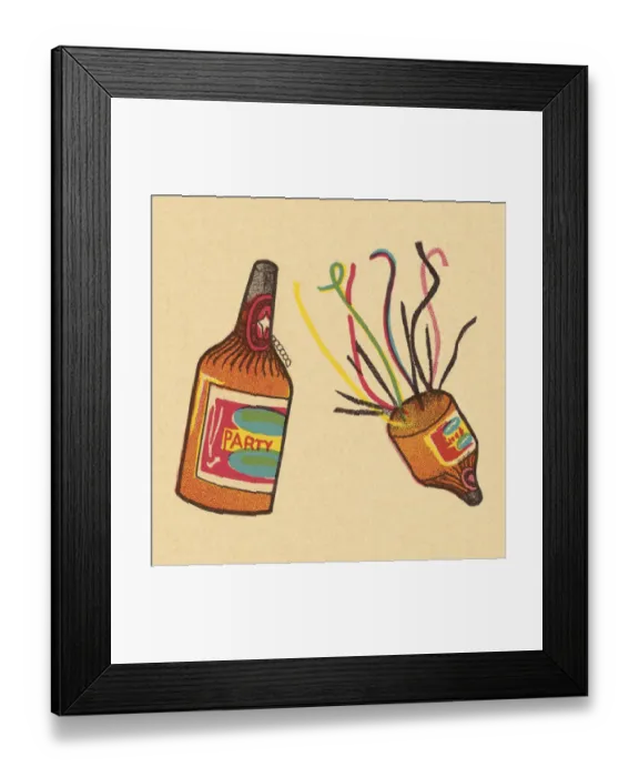 Framed Print : Party Popper Framed Print : Party Popper