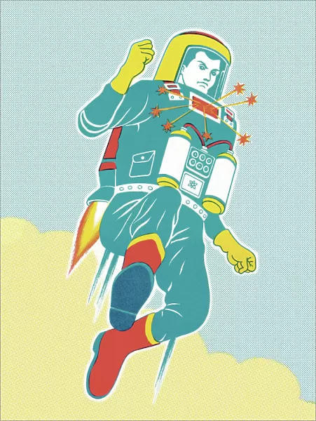 Astronaut with a Jet Pack