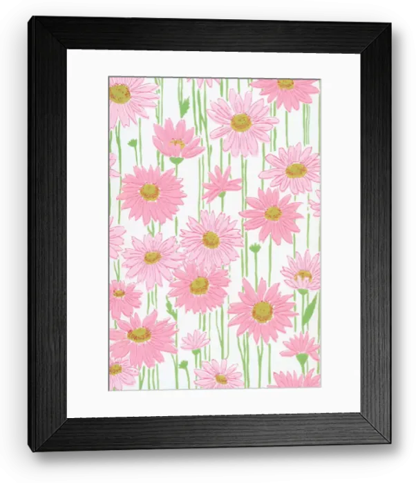 Framed Print : Flower pattern