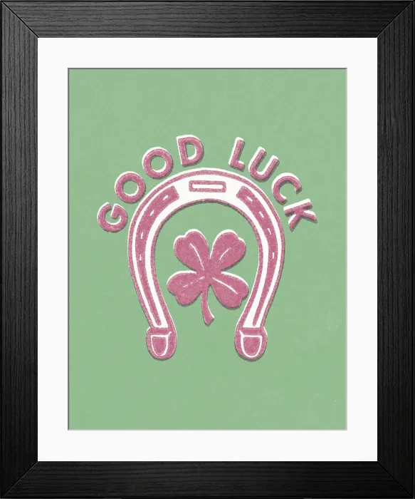 Framed Print : Good Luck Horseshoe Framed Print : Good Luck Horseshoe