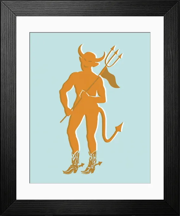 Framed Print : Devil. http: / / csaimages.com / images / istockprofile / csa_vector_dsp.jpg Framed Print : Devil. http: / / csaimages.com / images / istockprofile / csa_vector_dsp.jpg