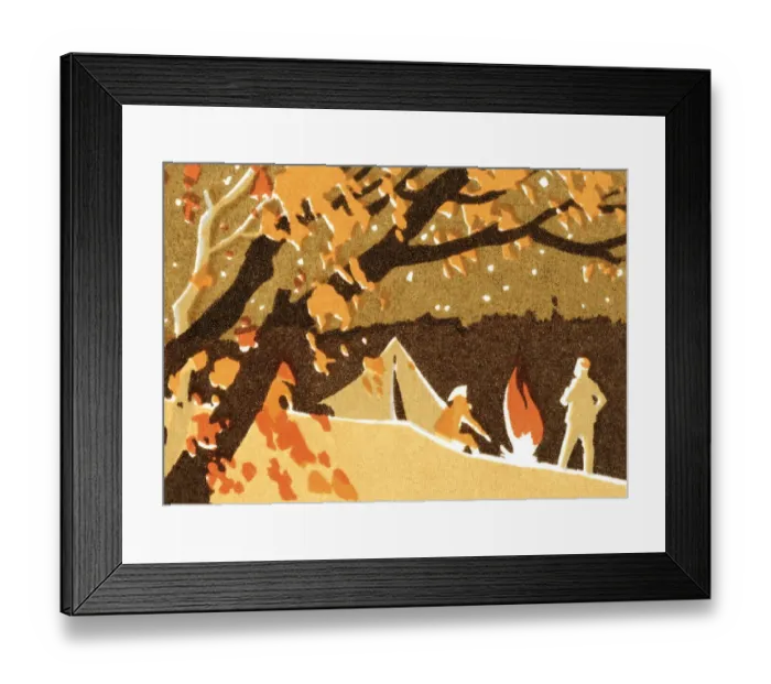 Framed Print : Campers. http: /  / csaimages.com / images / istockprofile / csa_vector_dsp.jpg