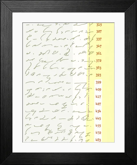 Framed Print : Hand Written Letter Framed Print : Hand Written Letter