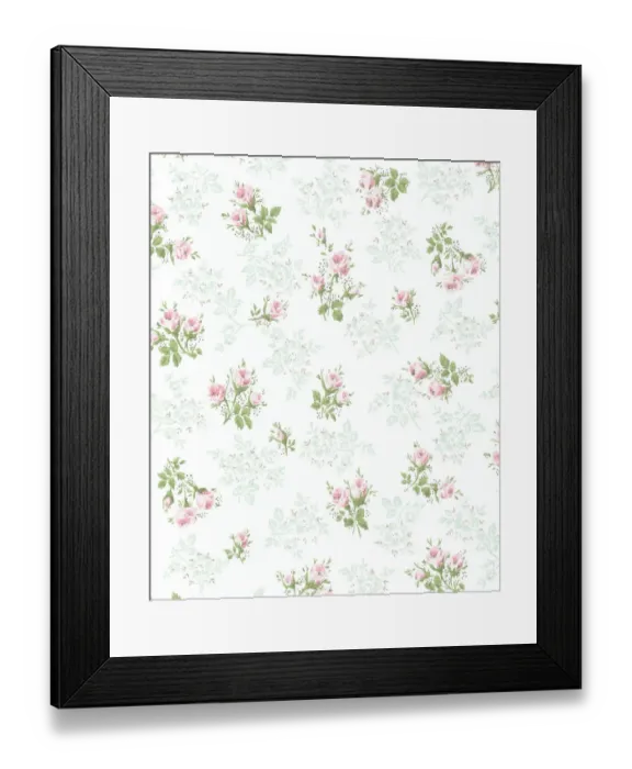 Framed Print : Flower pattern Framed Print : Flower pattern