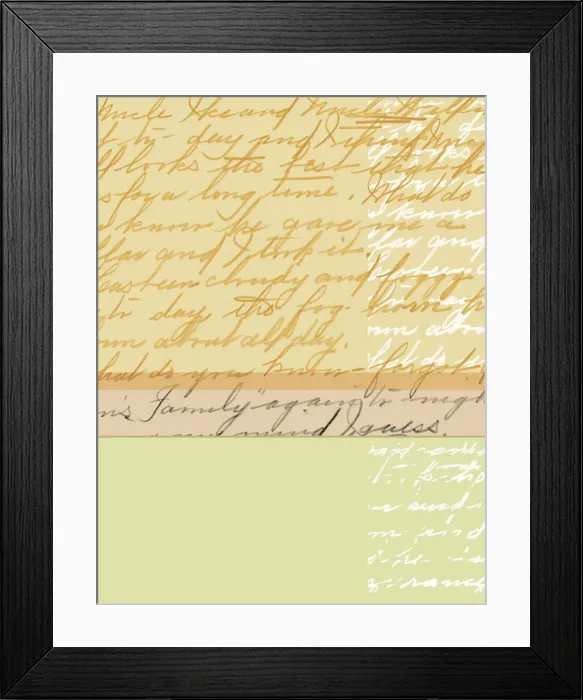 Framed Print : Hand Written Letter Framed Print : Hand Written Letter
