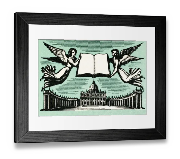 Framed Print : Angels announcement Framed Print : Angels announcement