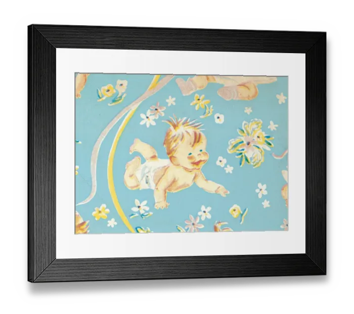 Framed Print : Baby pattern Framed Print : Baby pattern