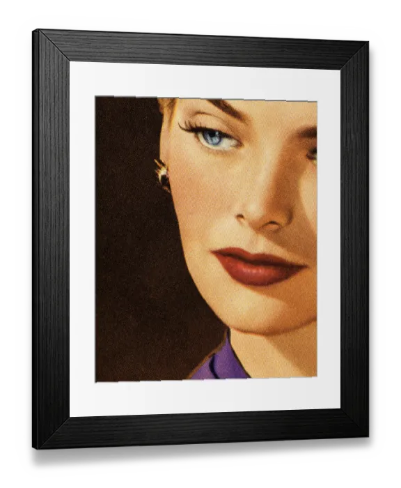 Framed Print : Serious Woman Framed Print : Serious Woman