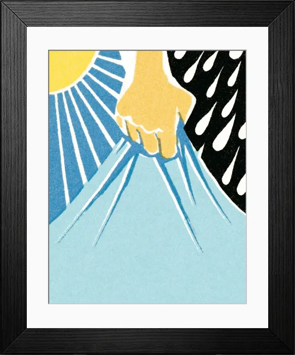 Framed Print : Day and night Framed Print : Day and night