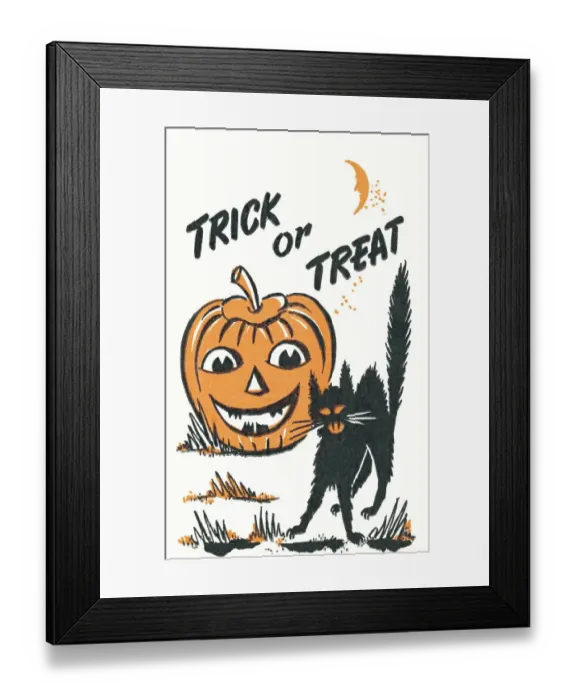 Framed Print : Trick or treat Framed Print : Trick or treat