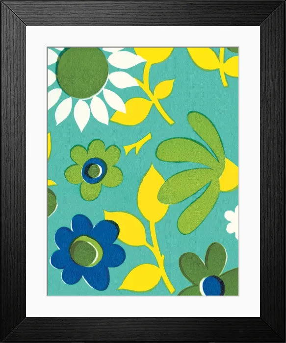 Framed Print : Flower pattern Framed Print : Flower pattern