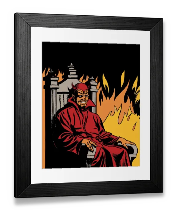 Framed Print : Devil. http: / / csaimages.com / images / istockprofile / csa_vector_dsp.jpg Framed Print : Devil. http: / / csaimages.com / images / istockprofile / csa_vector_dsp.jpg