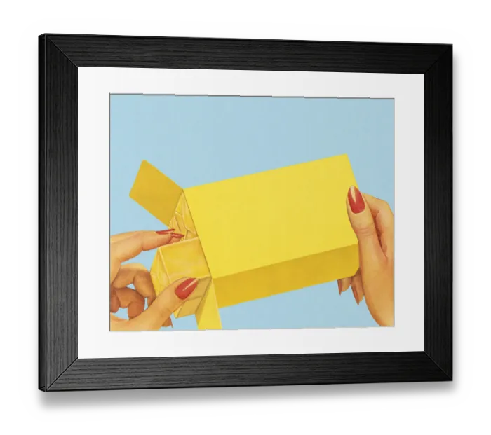 Framed Print : Package of Butter Framed Print : Package of Butter