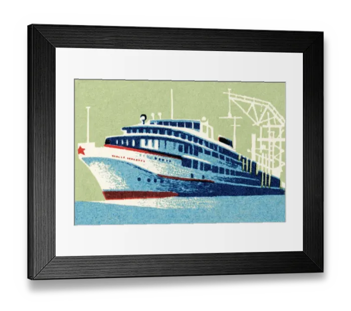 Framed Print : Ocean liner Framed Print : Ocean liner