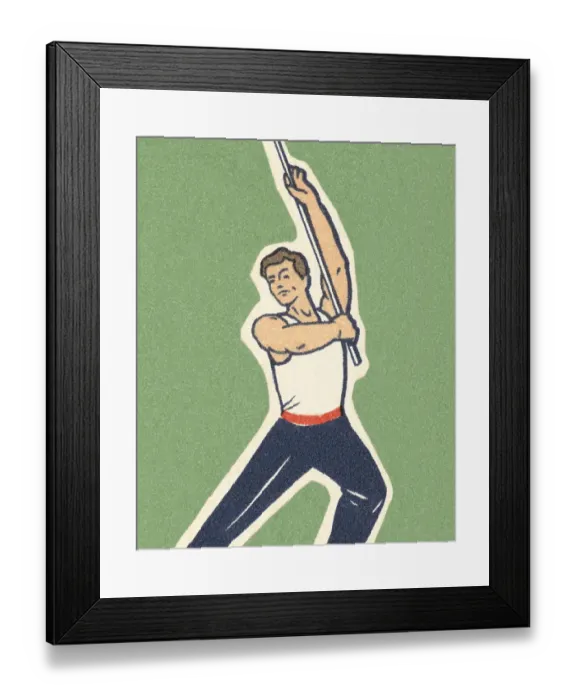 Framed Print : Javelin thrower Framed Print : Javelin thrower