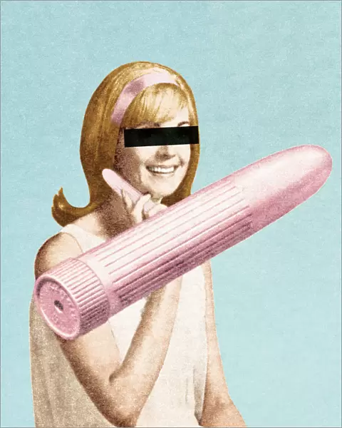 Anonymous with with vibrator