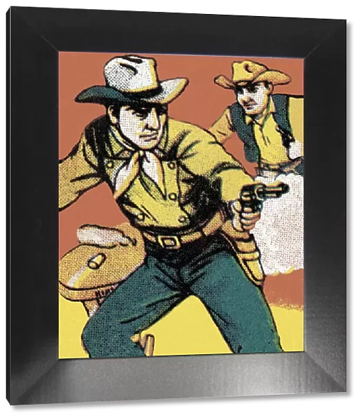 Two Cowboys with Guns