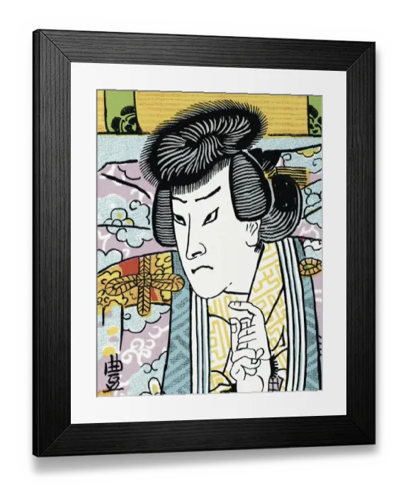 Framed Print : Portrait of a Samurai Framed Print : Portrait of a Samurai