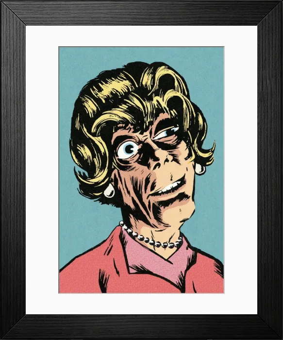 Framed Print : Ugly Person Framed Print : Ugly Person