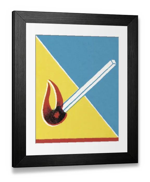 Framed Print : Lit Match. http: / / csaimages.com / images / istockprofile / csa_vector_dsp.jpg Framed Print : Lit Match. http: / / csaimages.com / images / istockprofile / csa_vector_dsp.jpg