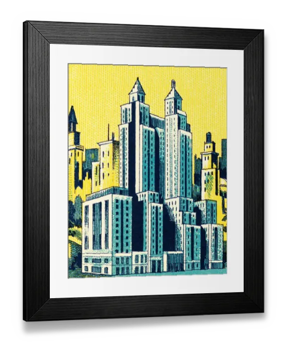 Framed Print : Urban landscape Framed Print : Urban landscape