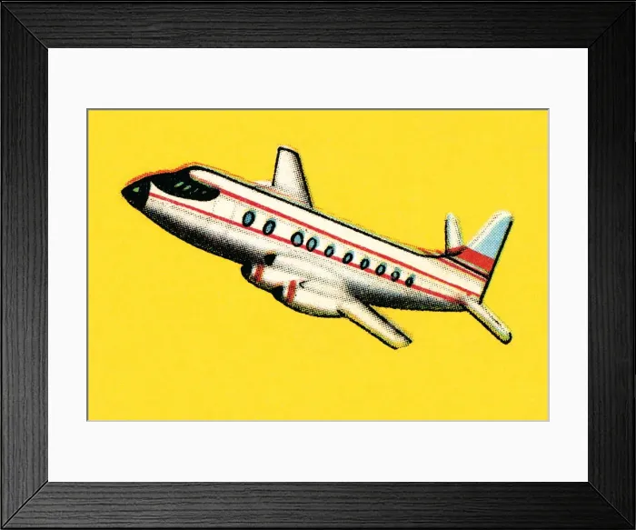 Framed Print : Airplane. http: /  / csaimages.com / images / istockprofile / csa_vector_dsp.jpg
