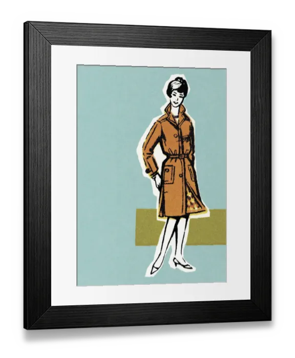 Framed Print : Stylish Woman Framed Print : Stylish Woman